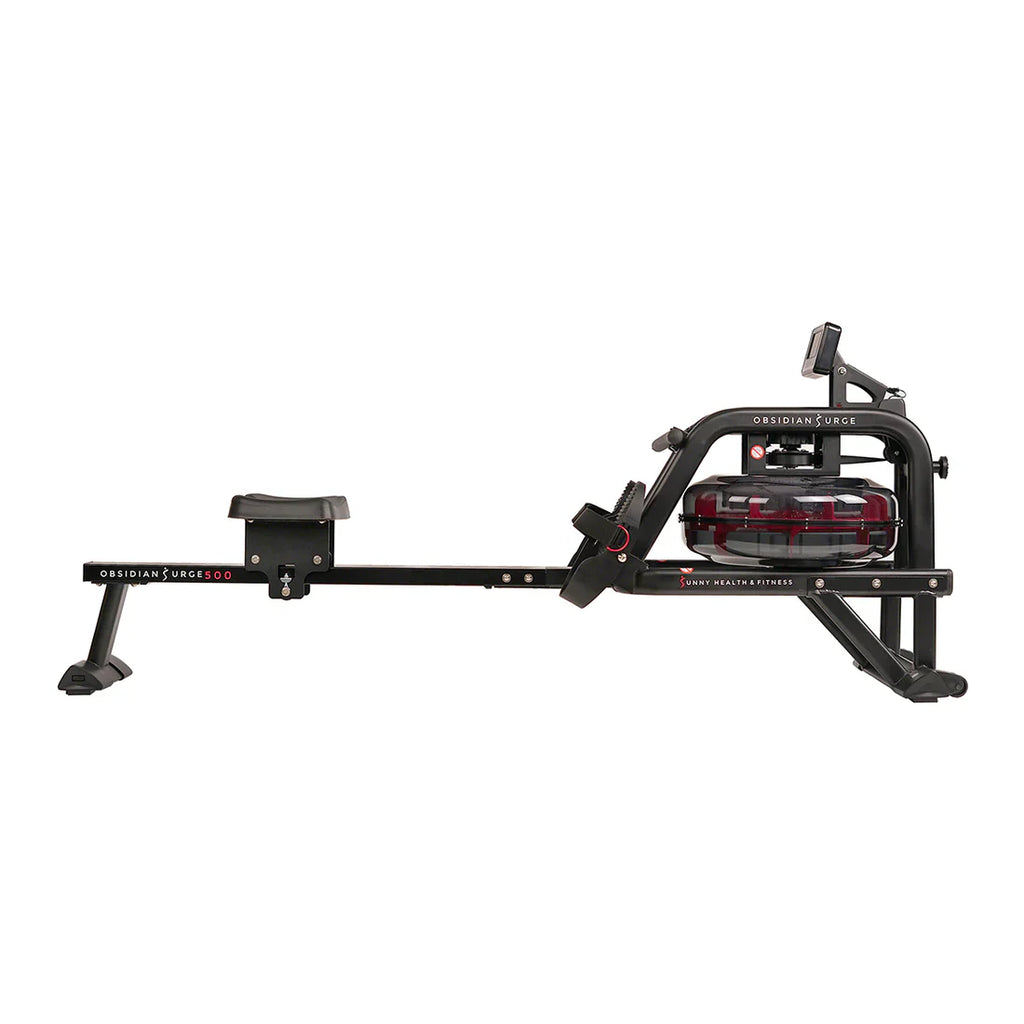 Obsidian Surge 500 m Water Rowing Machine by Sunny Health & Fitness