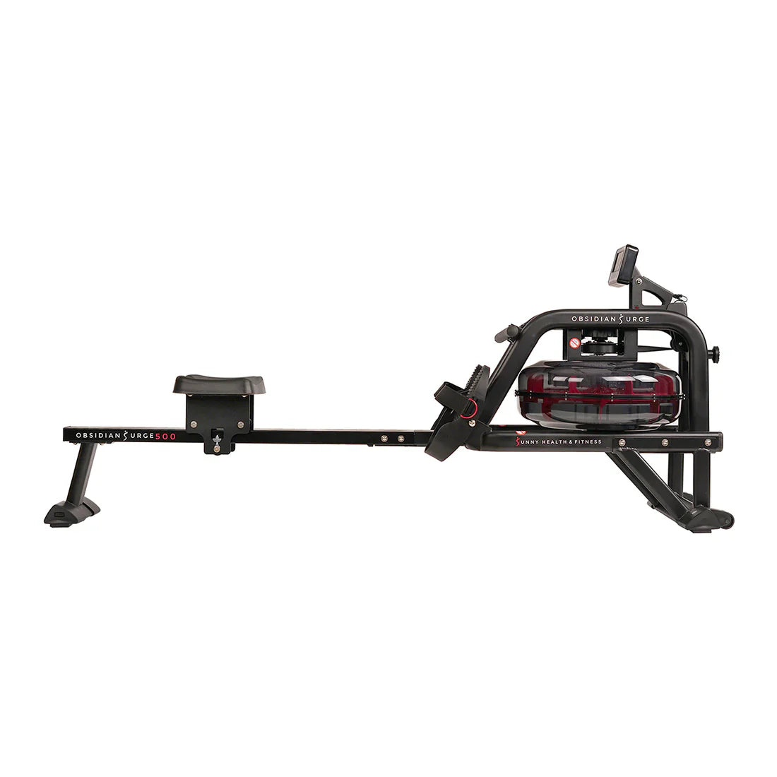 Obsidian Surge 500 m Water Rowing Machine by Sunny Health & Fitness