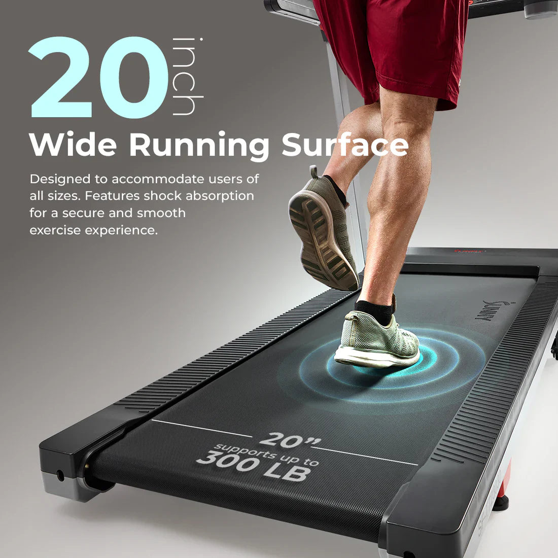 Premium Foldable Auto Incline Smart Treadmill by Sunny Health & Fitness