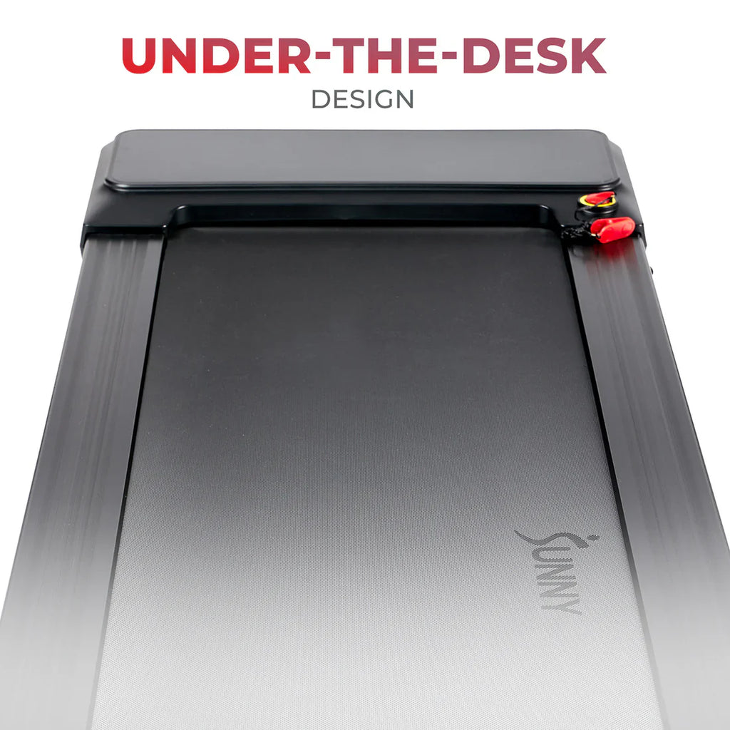 Pacer 2 in 1 Auto Incline Under Desk Walking/Running Smart Treadmill by Sunny Health & Fitness