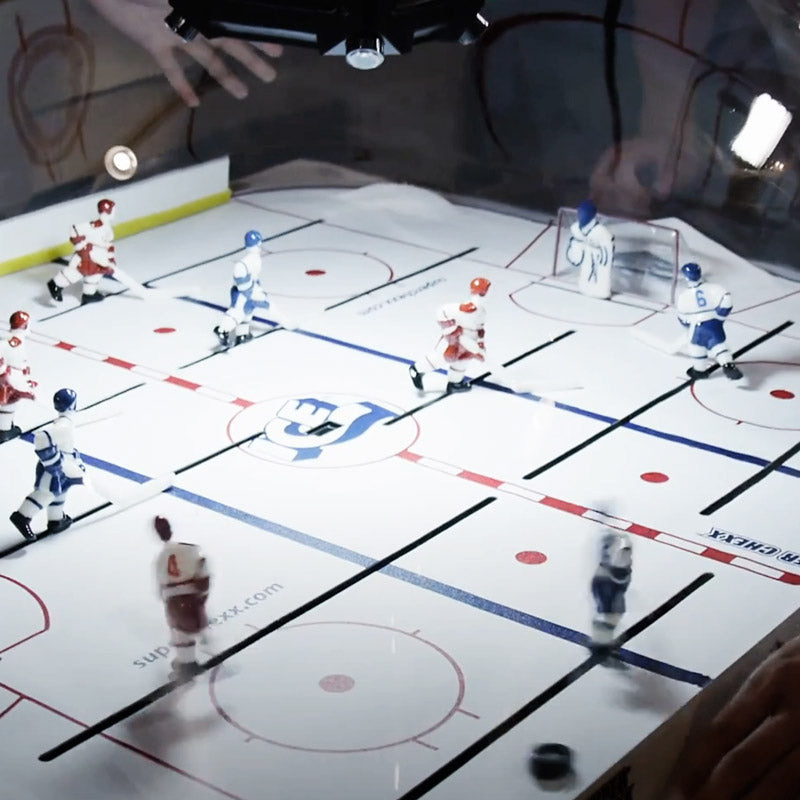 Premium NCAA® Licensed Super Chexx PRO® Wood Bubble Hockey Table