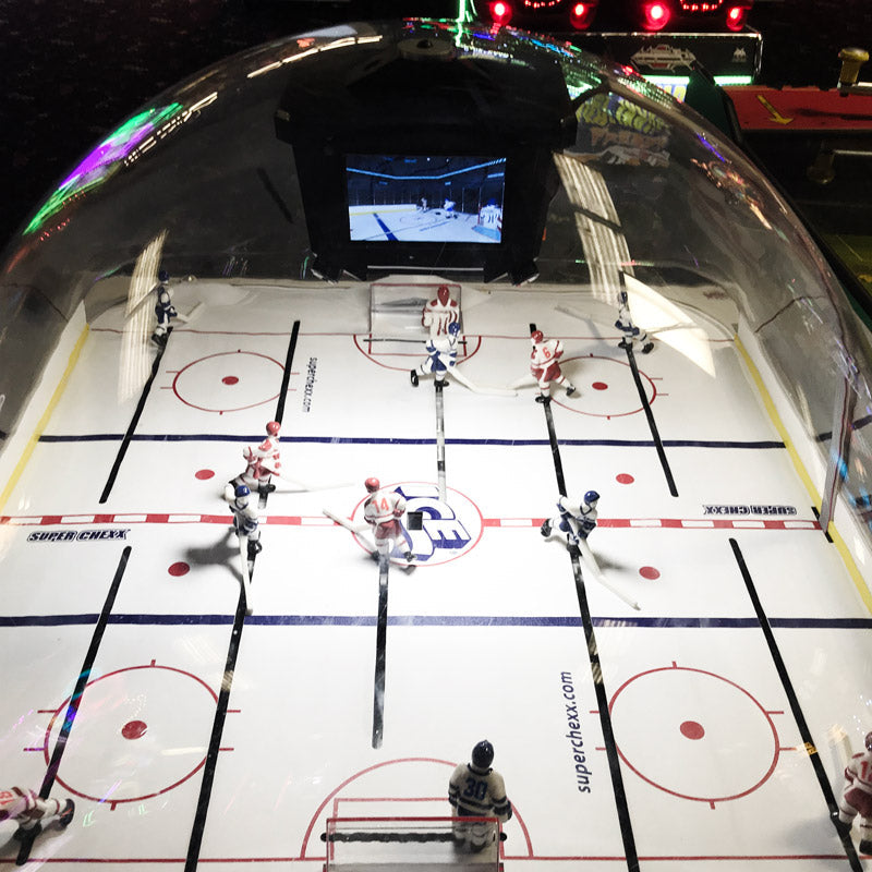Premium NHL® Licensed Super Chexx PRO® Wood Bubble Hockey Table