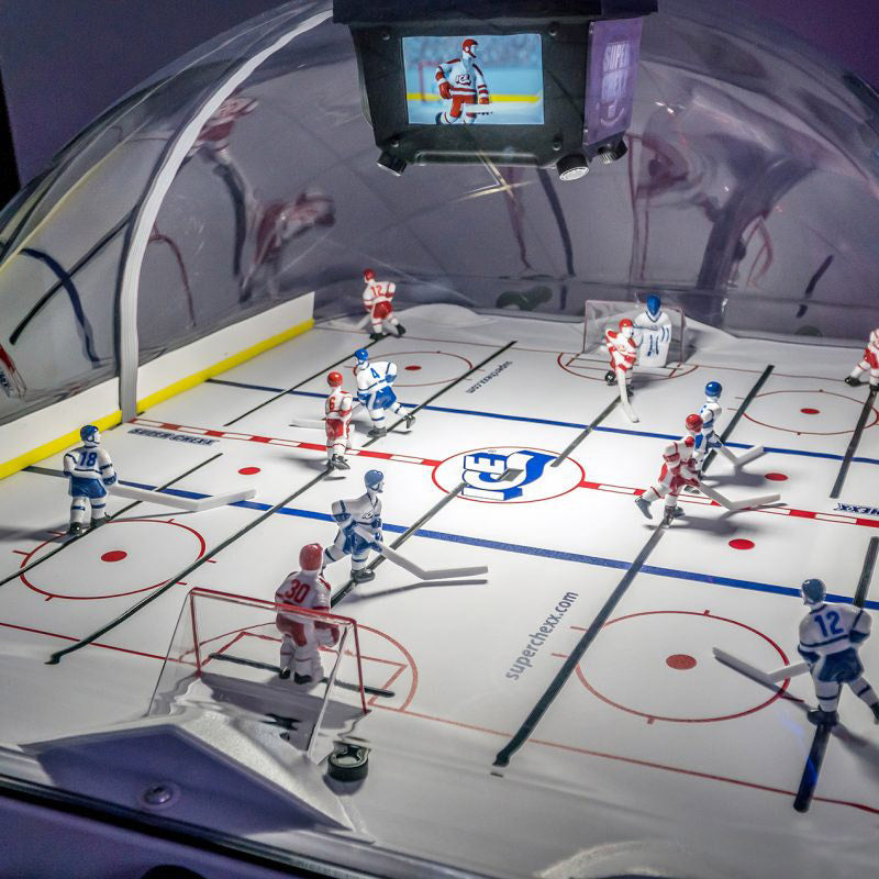 Premium NHL® Licensed Super Chexx PRO® Wood Bubble Hockey Table