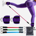 TPE Resistance Ankle Strap Bands – Booty, Squat & Glute Workout Loops