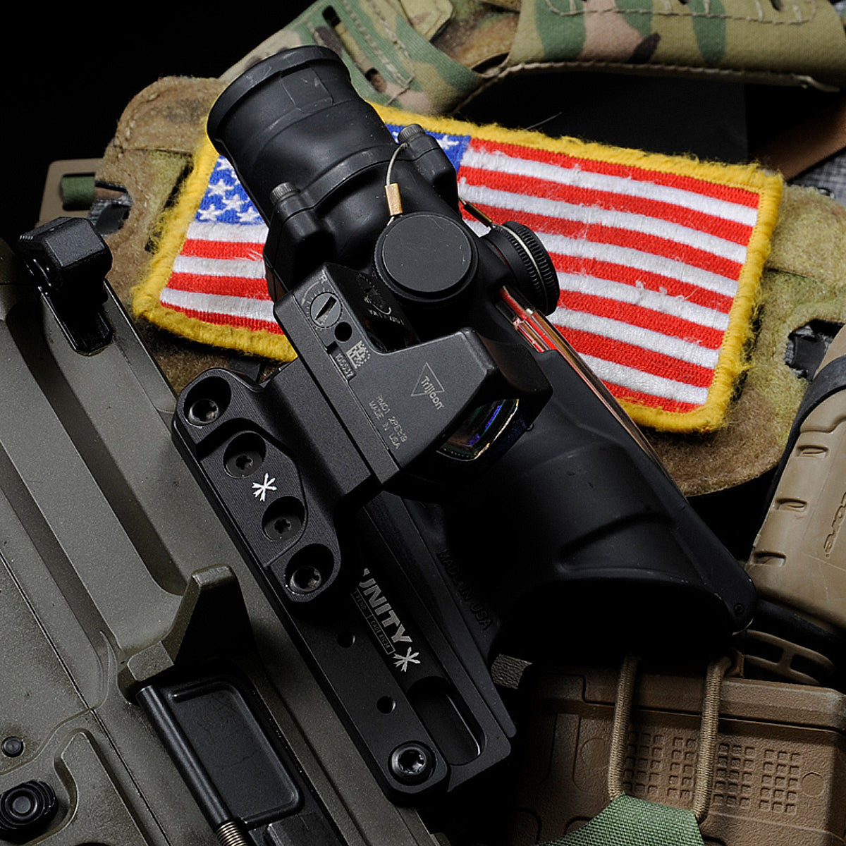 Unity ACOG Mount | 2.05" Mount for ACOG & VCOG Optics | Night Vision Ready