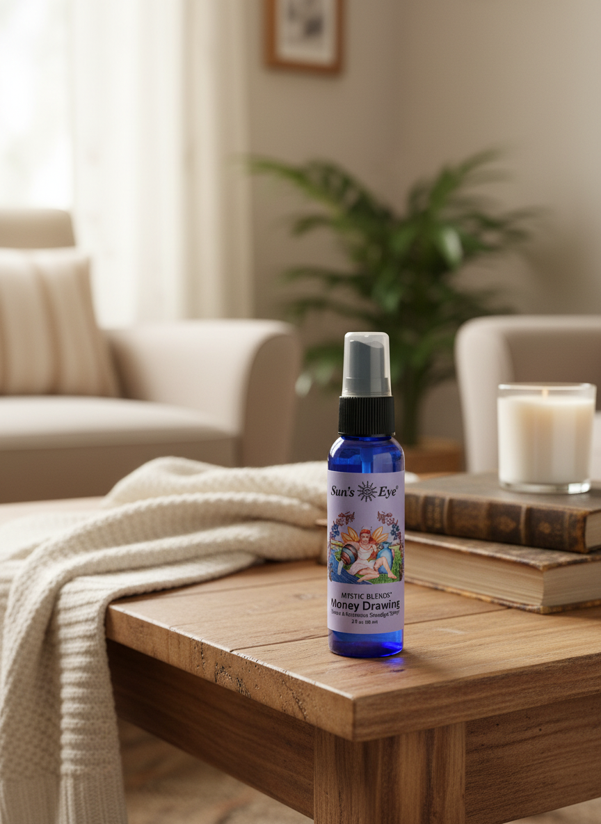 Sun's Eye Money Drawing Spray for Prosperity and Abundance