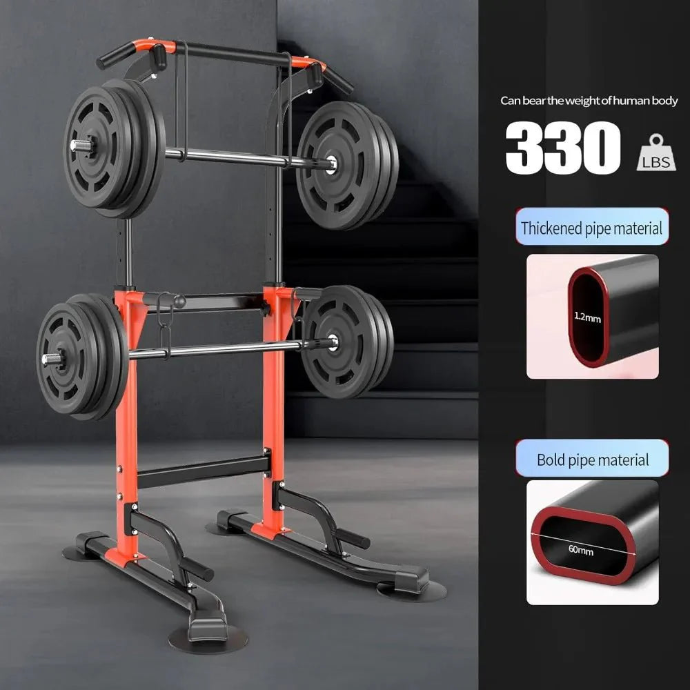 US Shipping Pull Up Dip Station for Home Gym Strength Training Fitness Workout Equipment for Chin Ups Push Ups Dips
