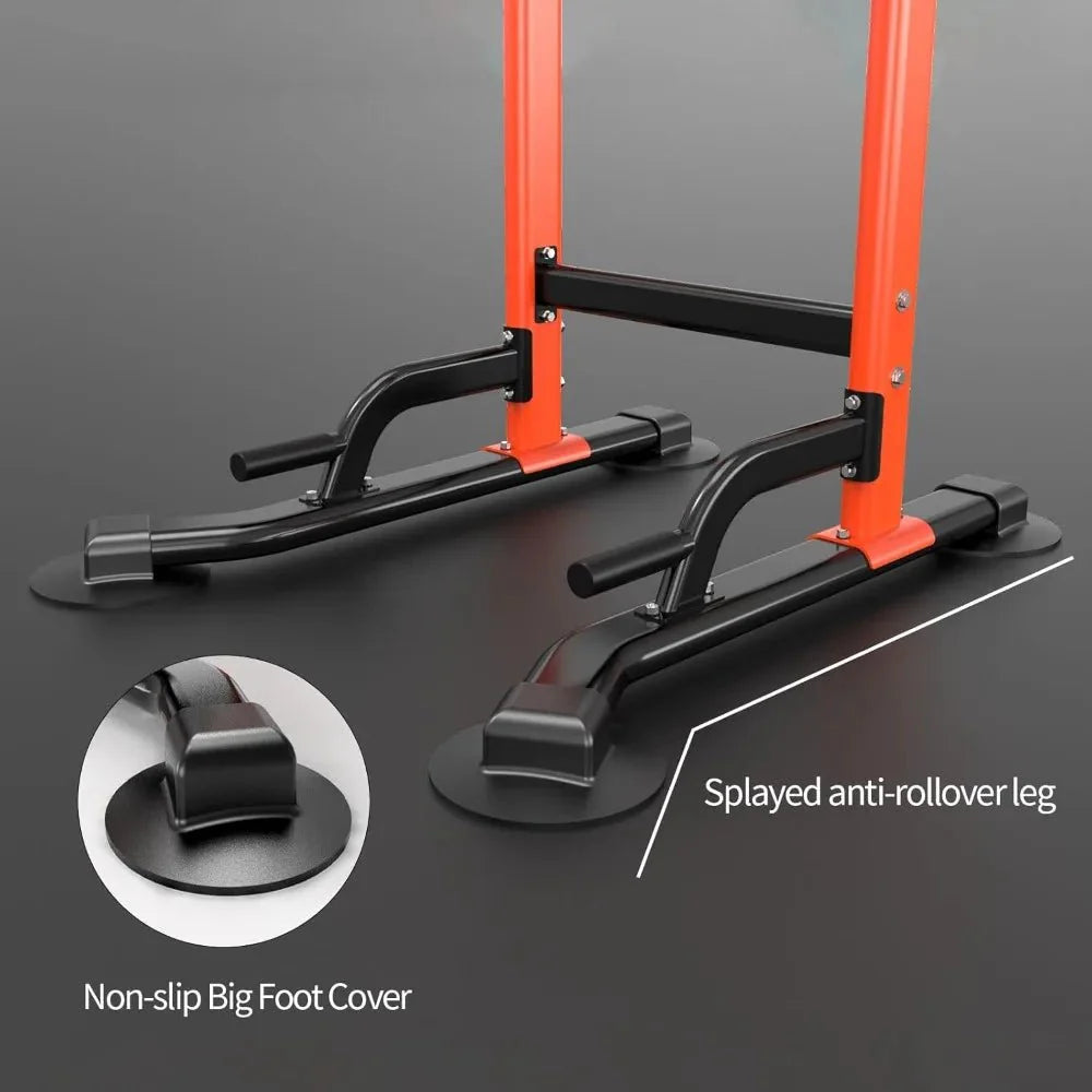 US Shipping Pull Up Dip Station for Home Gym Strength Training Fitness Workout Equipment for Chin Ups Push Ups Dips