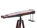Floor Standing Admiral's Antique Copper Binoculars 62""