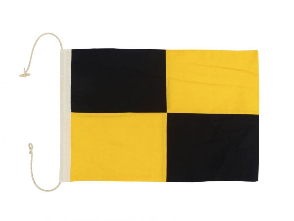 Set of 26 - Decorative Cloth Nautical Alphabet Flags 20""