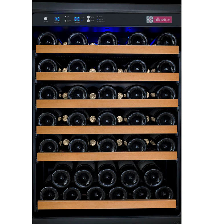 Allavino FlexCount Series 56 Bottle Single Zone Built-in Wine Refrigerator