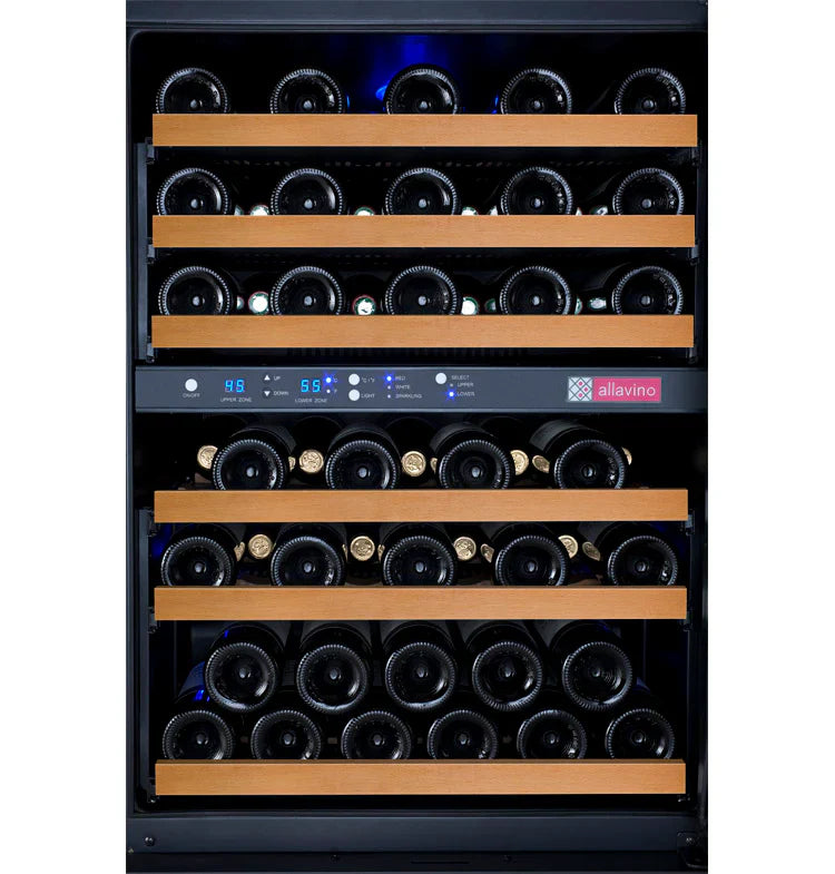 Allavino FlexCount Series 56 Bottle Dual Zone Undercounter Wine Refrigerator