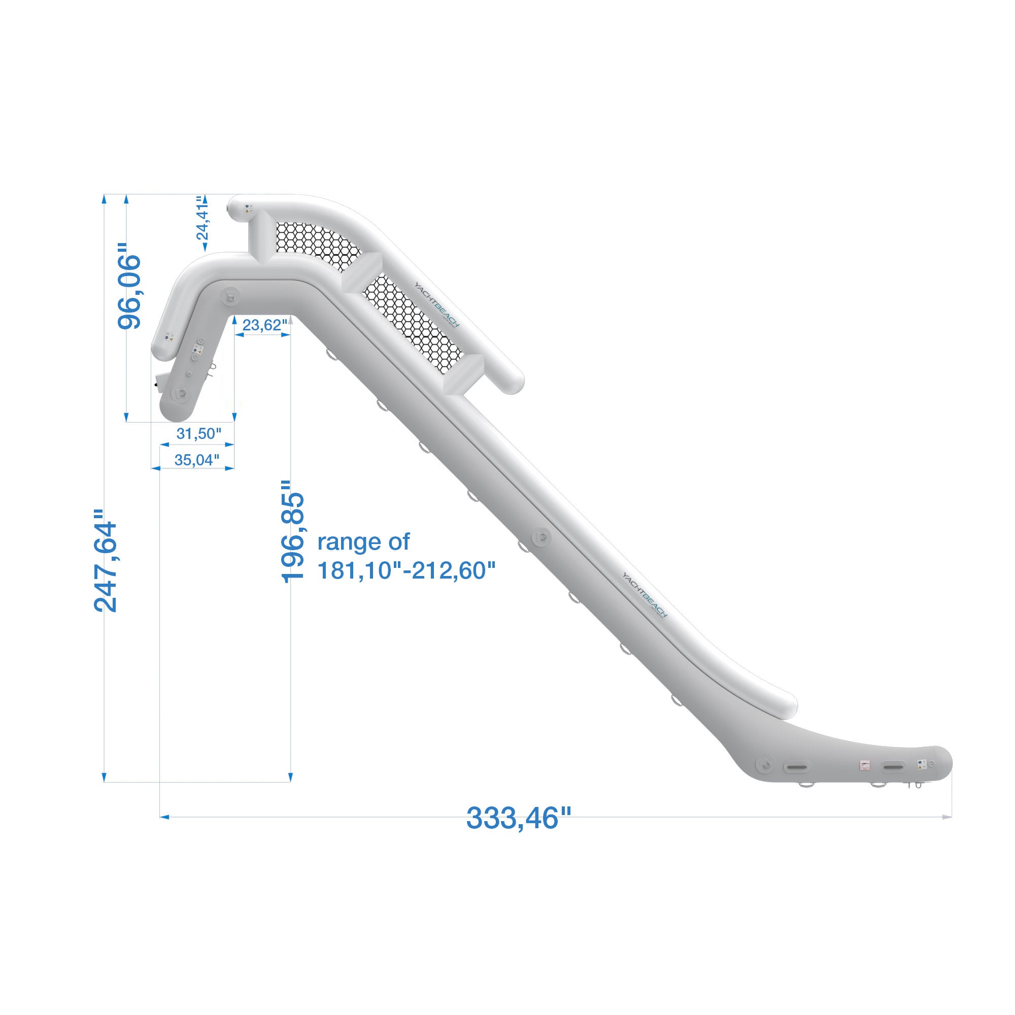Yachtbeach by Spinera Magic Yachtslide - Easy Install Boat Slide