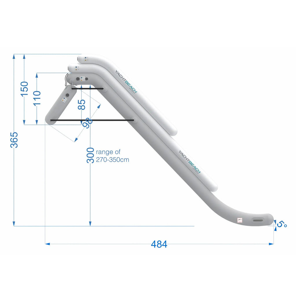 Yachtbeach by Spinera Magic Yachtslide - Easy Install Boat Slide