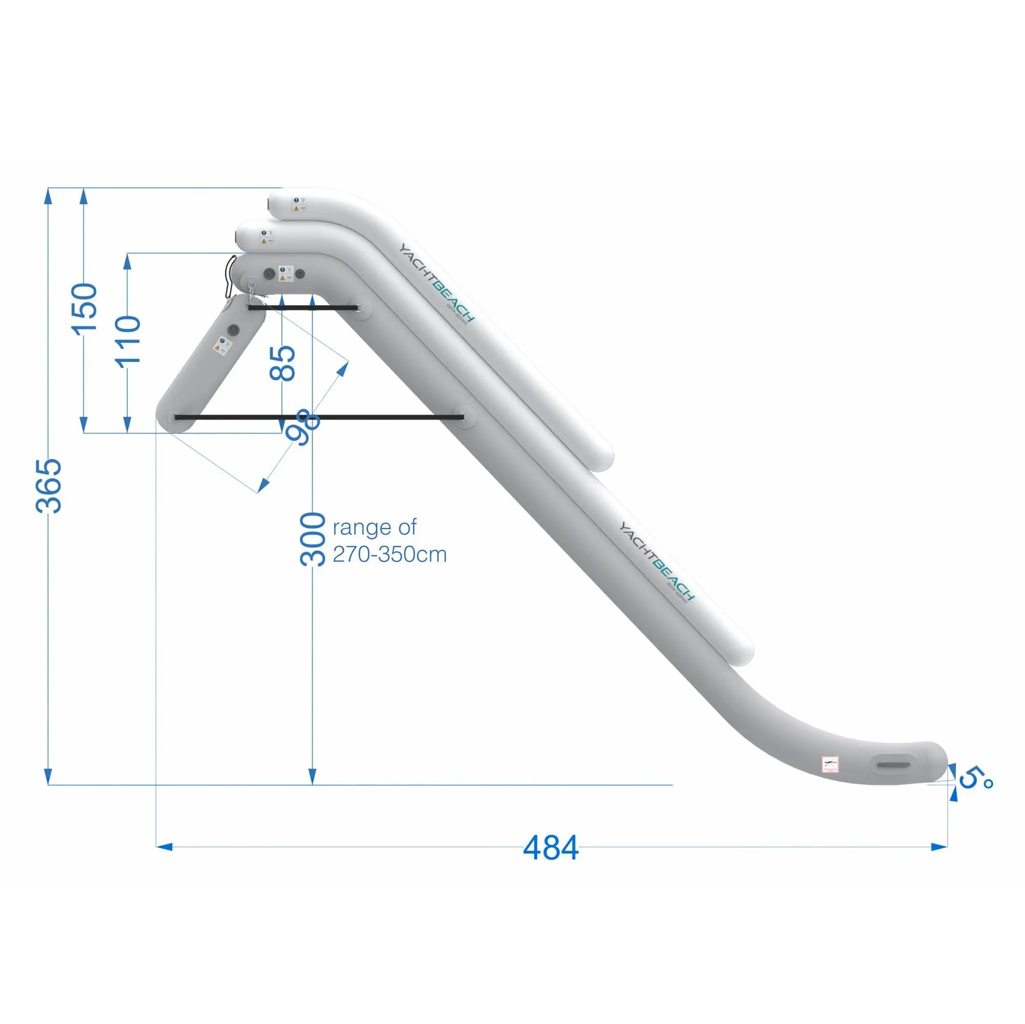 Yachtbeach by Spinera Magic Yachtslide - Easy Install Boat Slide