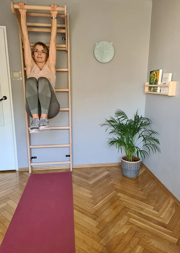 BenchK 111 Gymnastic Swedish Ladder - Wooden Wall Bars