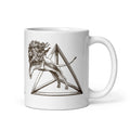 Tetrahedron Lion Sacred Geometry Coffee Mug