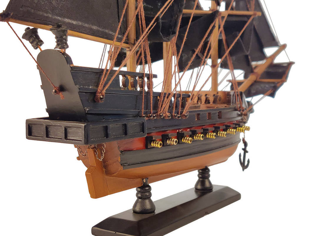 Wooden Whydah Gally Black Sails Limited Model Pirate Ship 15""