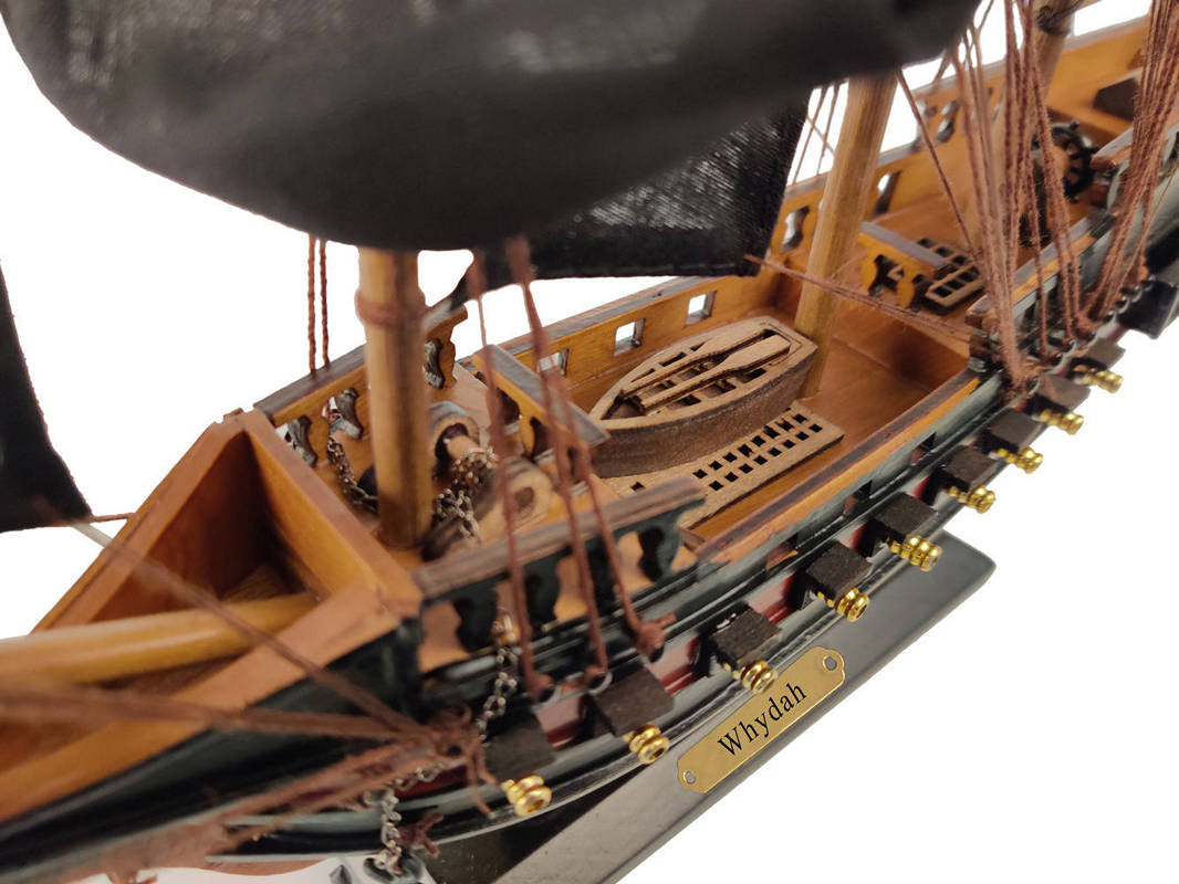 Wooden Whydah Gally Black Sails Limited Model Pirate Ship 15""