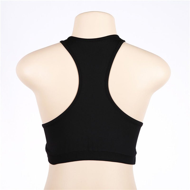 Women's Black Mesh Yoga Tank Top — Workout Sport Top
