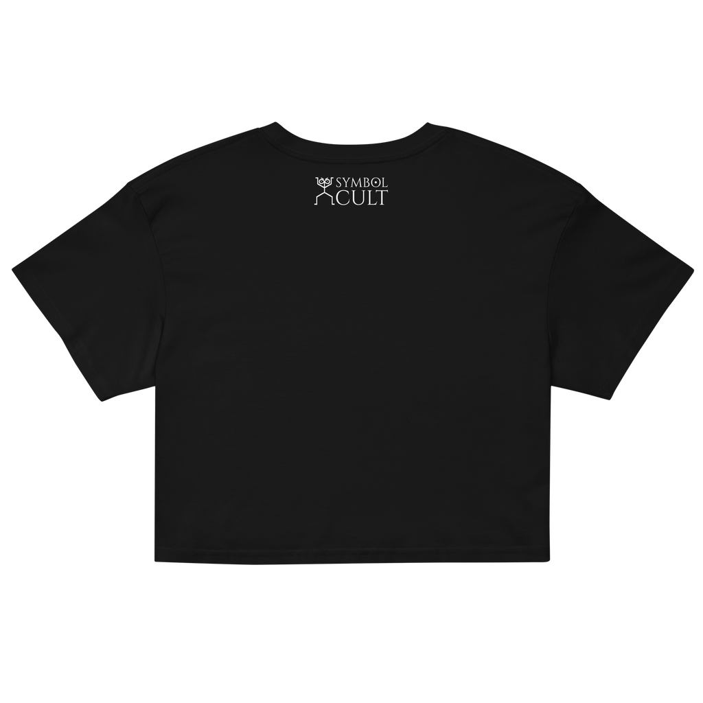 Symbol of love crop top