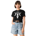 Triple Goddess Symbol Women’s crop top
