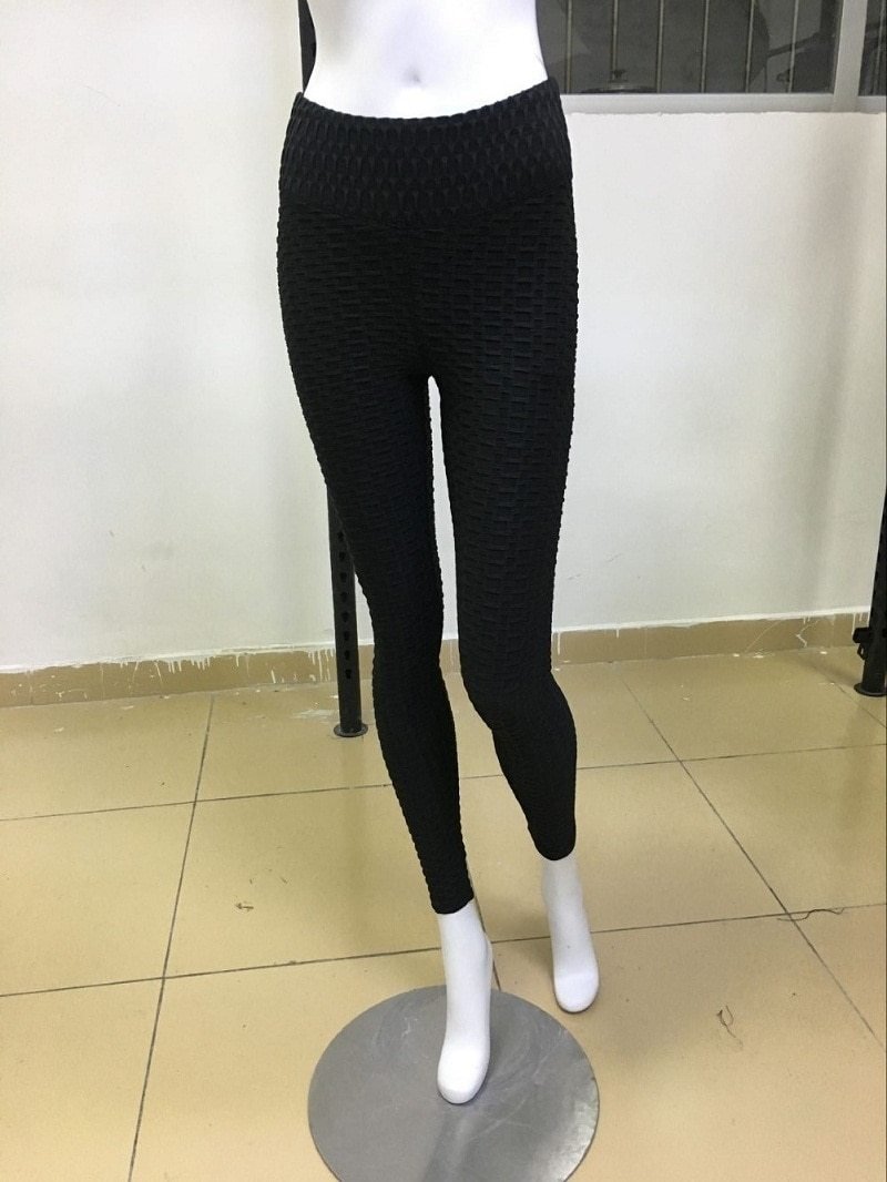 EstaliosFit Women's High-Waist Fitness Leggings – Polyester Knit, Sizes S–XL