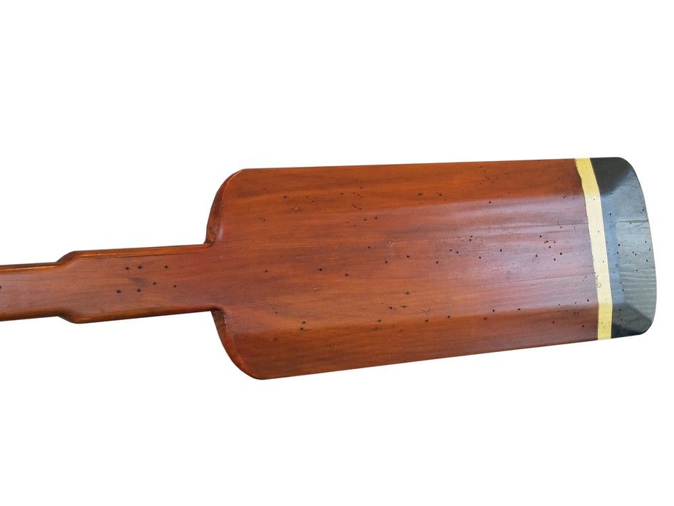 Wooden Huntington Squared Decorative Rowing Boat Oar w/ Hooks 62""