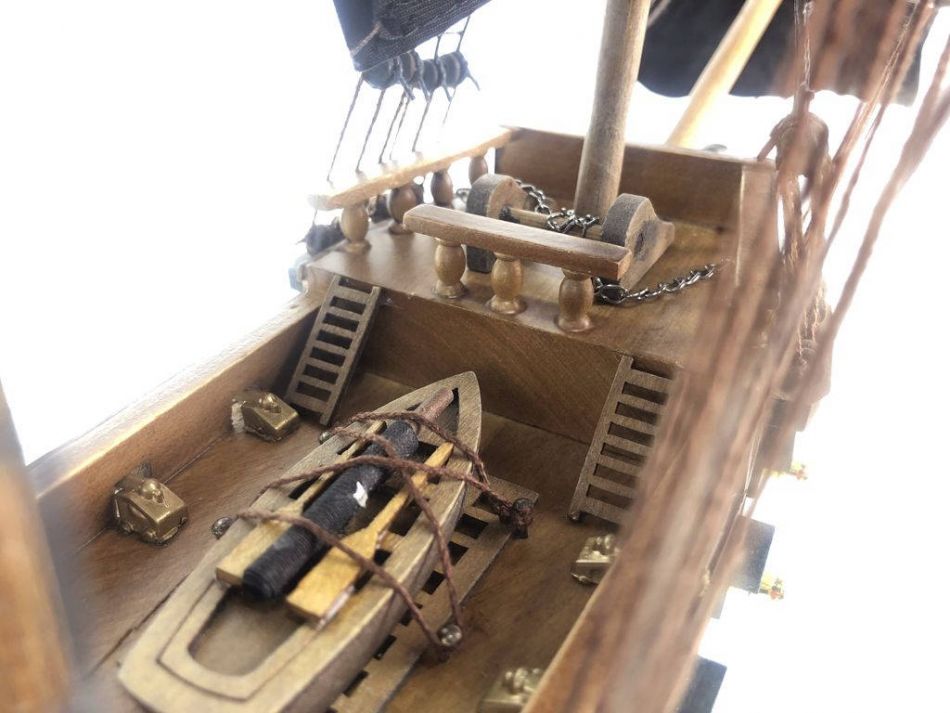 Wooden Henry Avery's Fancy Black Sails Limited Model Pirate Ship 26""