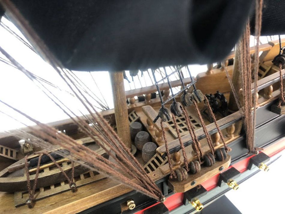 Wooden Henry Avery's Fancy Black Sails Limited Model Pirate Ship 26""